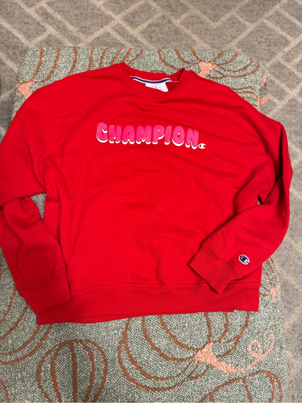 Champion Red Crewneck Sweater